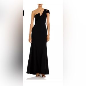 Black formal Gown by Aqua size 8